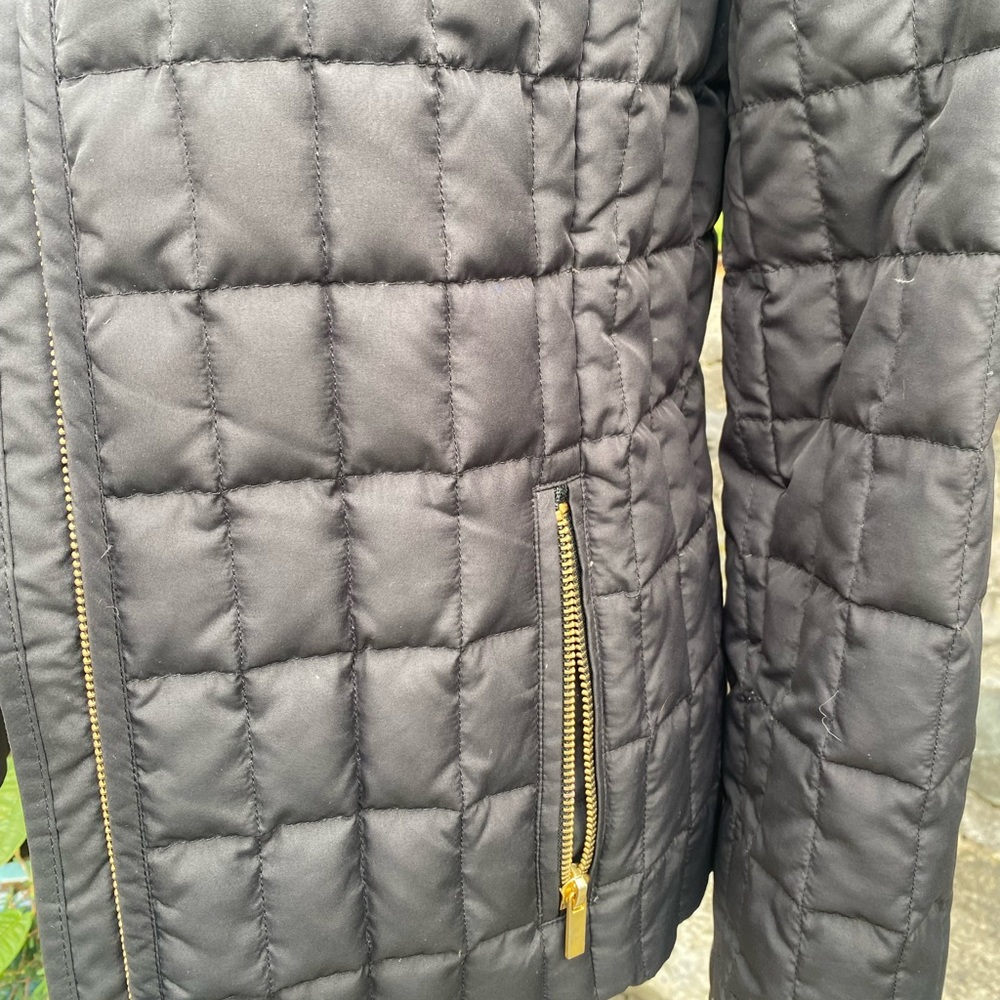 Jcrew factory black down quilted jacket - Picture 2 of 3